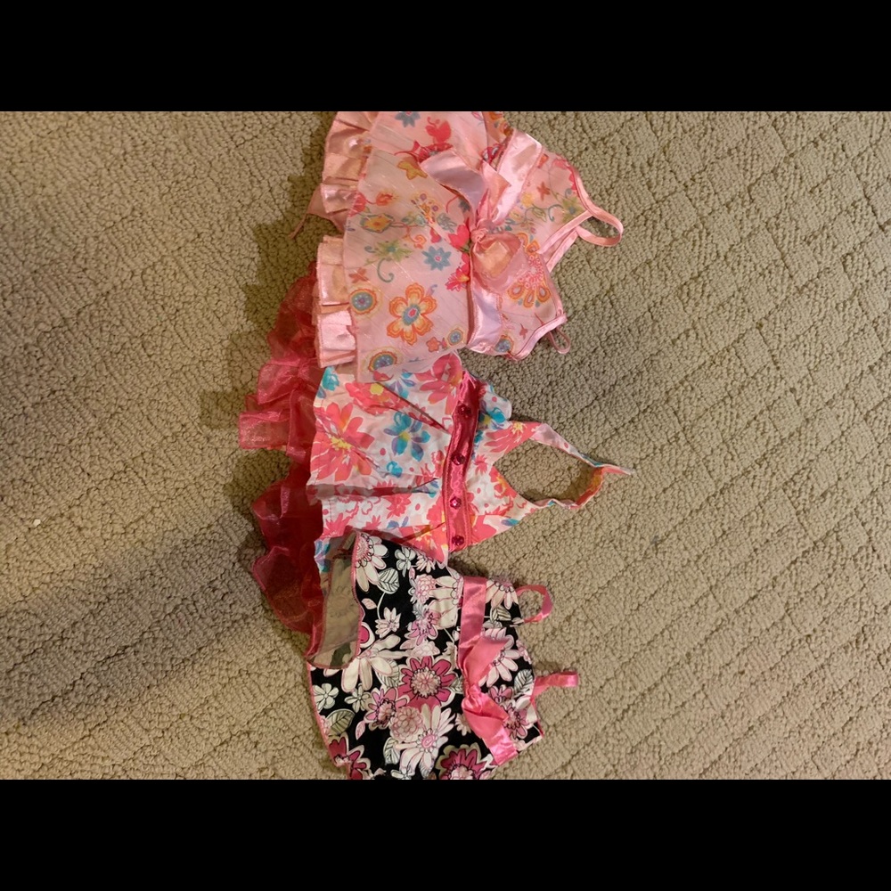 Set of 3 Pink Build-A-Bear Dresses
